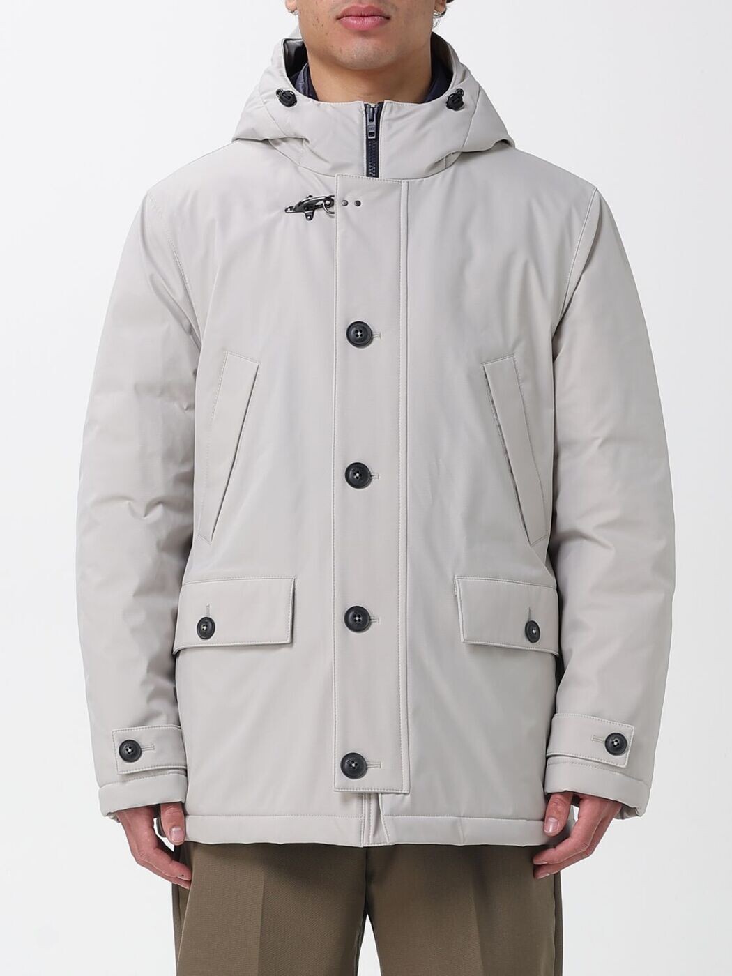フェイ FAY トレンチ コート メンズ Coats and Trench NAM13510220XLM Ice 関税 送料無料 2025AW gi|BRANDSHOP「il Tesoro」