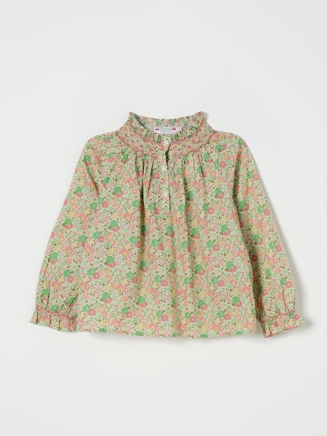 ボンポワン BONPOINT フォーマルシャツ プルオーバー ガールズ マルチ色合い Formal shirts W05GBLW00002 関税 貨物輸送無料 2025AW gi