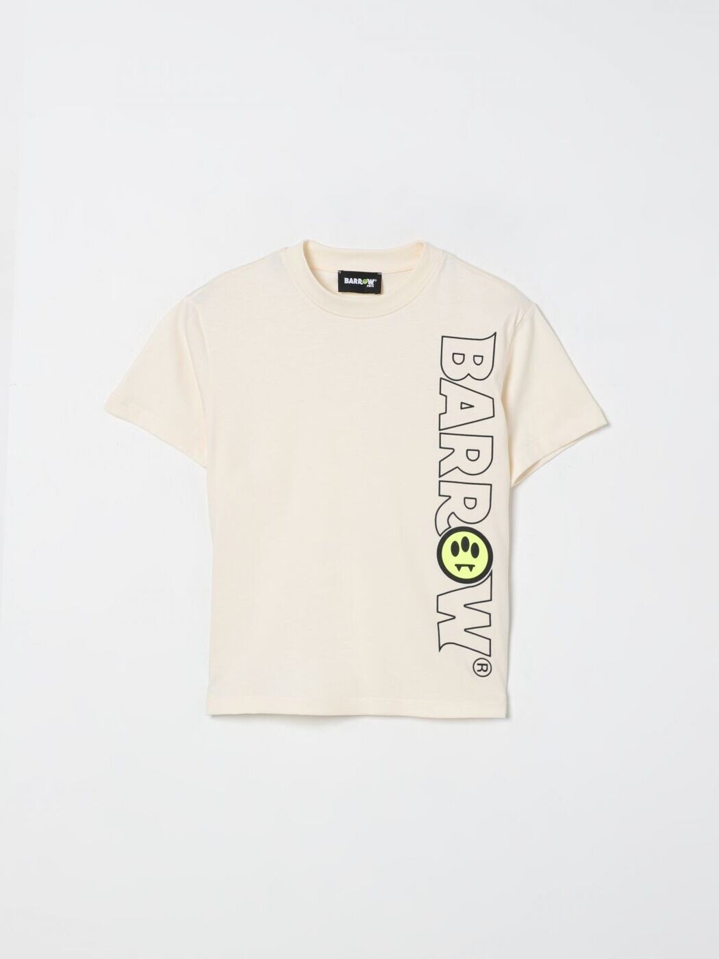 バロウキッズ BARROW KIDS ロング衣袂ティーシャツ ティーシャツ ガールズ ベージュ Long sleeve t-shirts F5BKJUTH050 関税 貨物輸送無料 2025AW gi