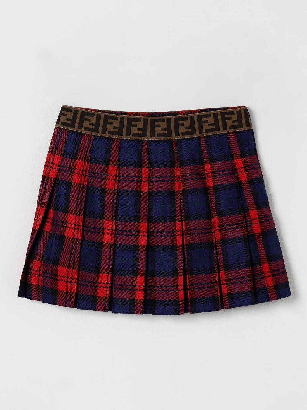 FENDI FENDI ミニ御徒面子 スコート ガールズ 赤いこと Mini-skirts JFE182AUKJ 関税 貨物輸送無料 2025AW gi