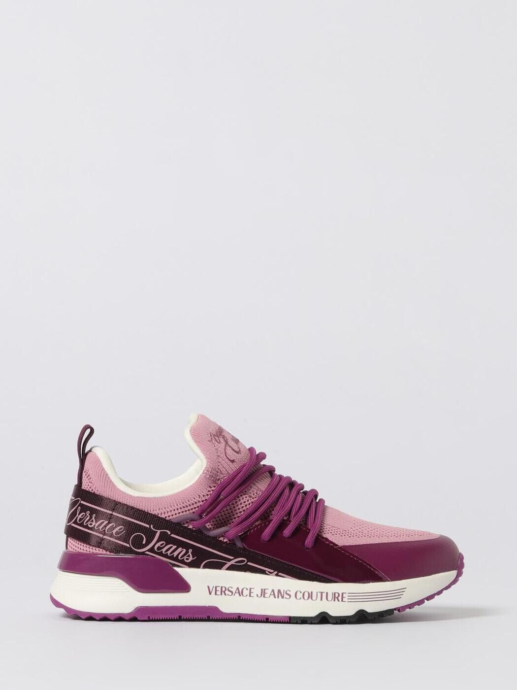 ヴェルサーチェ・ジーンズ・クチュール VERSACE JEANS COUTURE スニーカー レディース さくら色 Sneakers 79VA3SA8ZSC96 関税 貨物輸送無料 2025AW gi