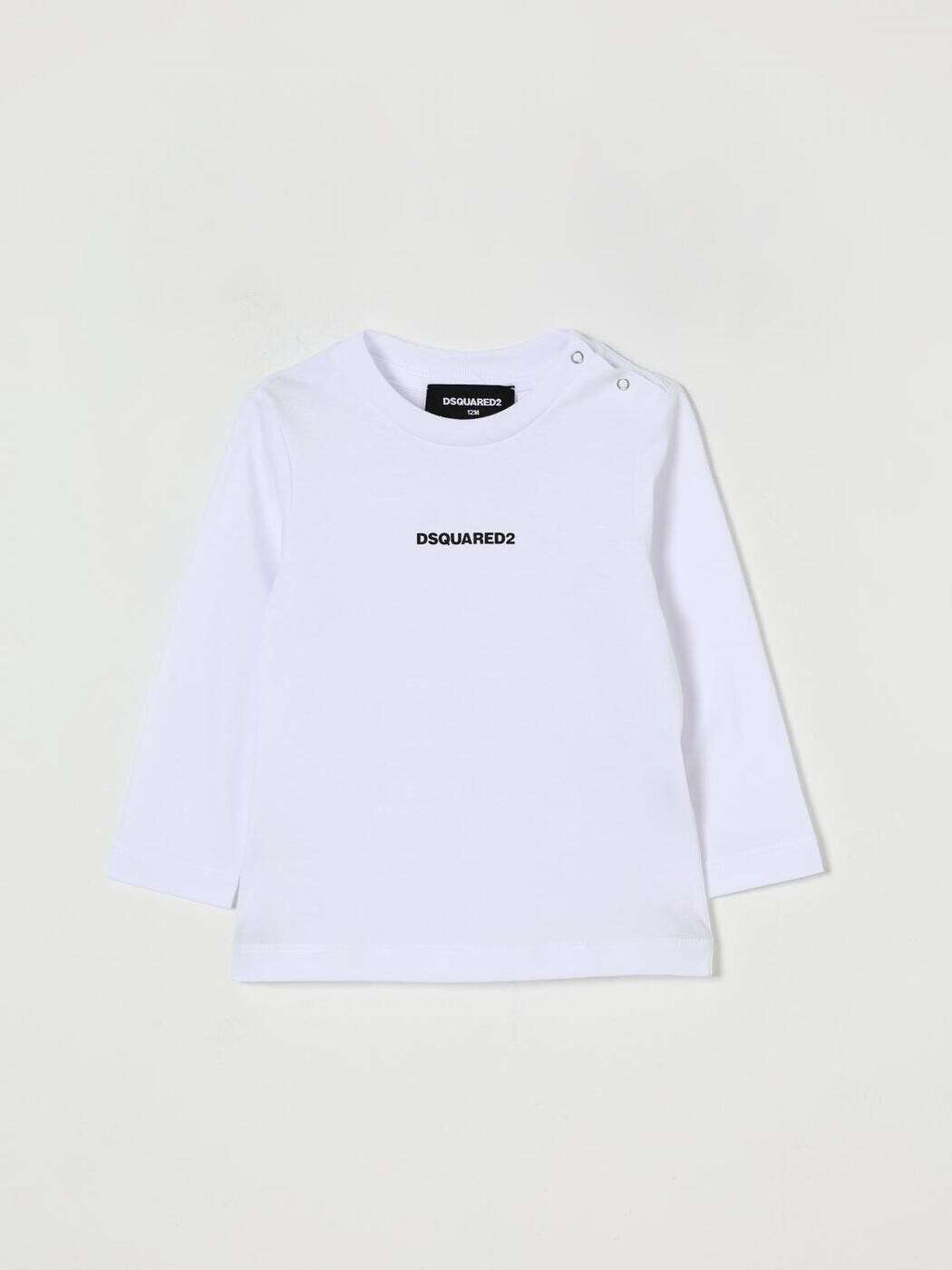 ディースクエアード DSQUARED2 Tシャツ トップス ベビーユニセックス ホワイト T-shirt DQ3108D004G White 関税 送料無料 2025AW gi｜BRANDSHOP「il Tesoro」