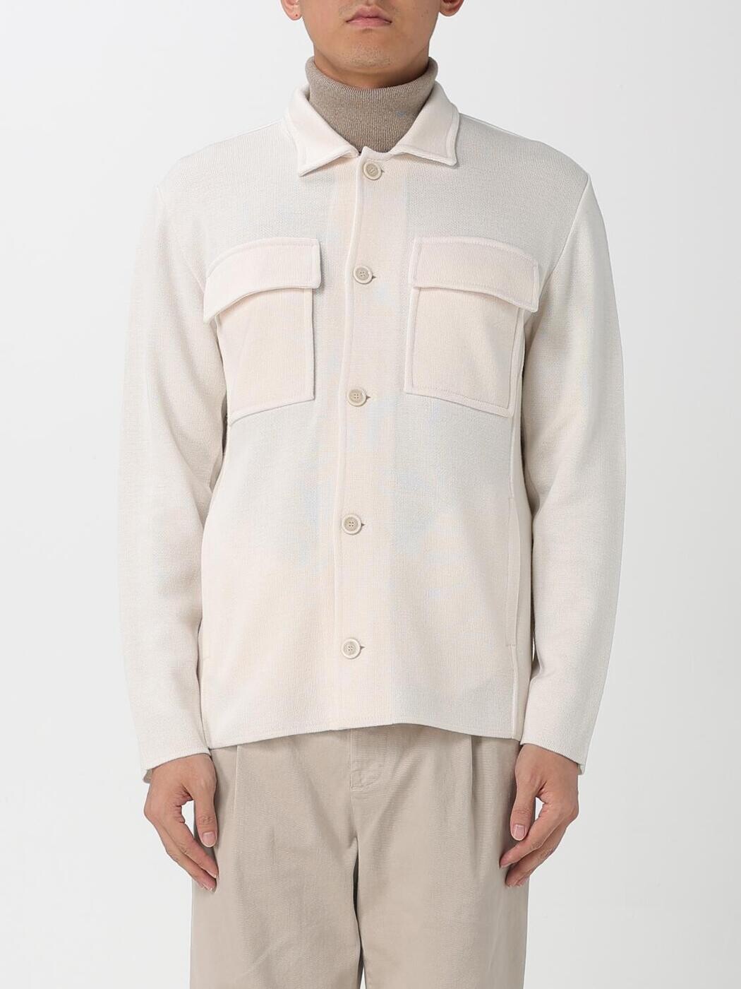 ラルディーニ LARDINI ジャケット メンズ Jackets AALJM85CN65000 Ivory 関税 送料無料 2025AW gi|BRANDSHOP「il Tesoro」
