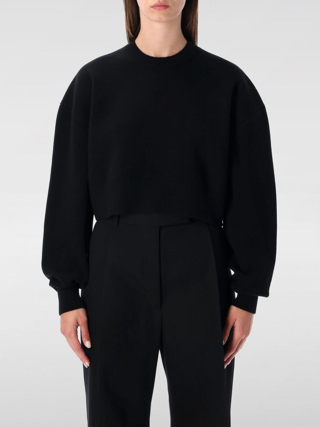 トム ジェラルド・r・フォード TOM FORD プルオーバー 編み物御召しもの レディース 黒いこと Knitwear MAK1414YAX983 関税 貨物輸送無料 2025AW gi