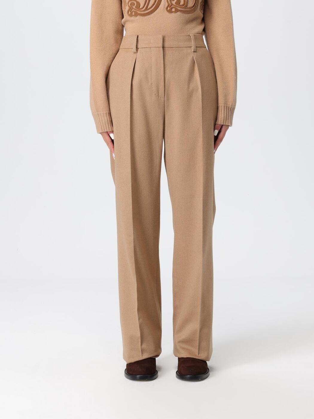 マックス マーラ MAX MARA ズボン パンツ レディース ブラウン Trousers 2521136072600 Camel 関税 送料無料 2025AW gi｜BRANDSHOP「il Tesoro」