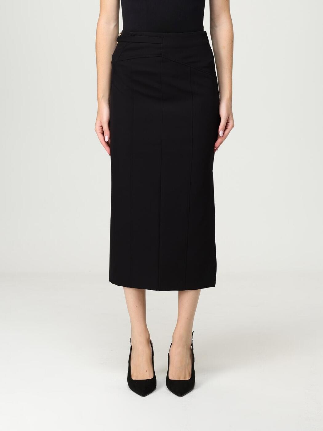 ジャスト カヴァリ JUST CAVALLI スカート レディース ブラック Skirts 79PAE804N0626 Black 関税 送料無料 2025AW gi｜BRANDSHOP「il Tesoro」