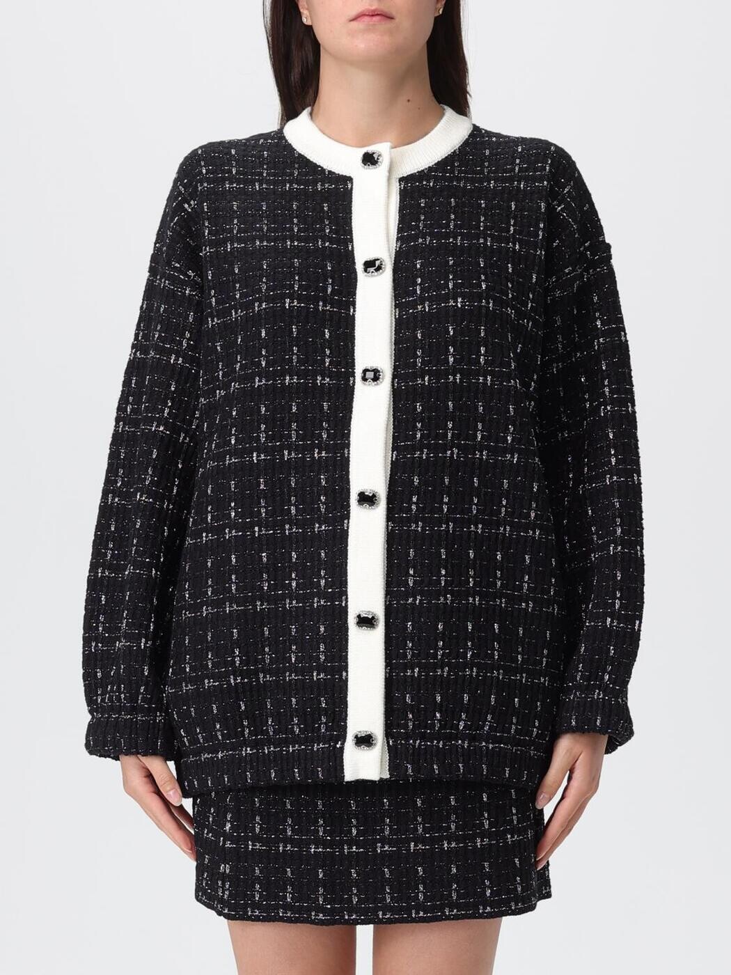 リュー ジョー LIU JO 背広上衣 背広 上衣 レディース 黒いこと Suit Jackets MF5370MA25R Black 関税 貨物輸送無料 2025AW gi