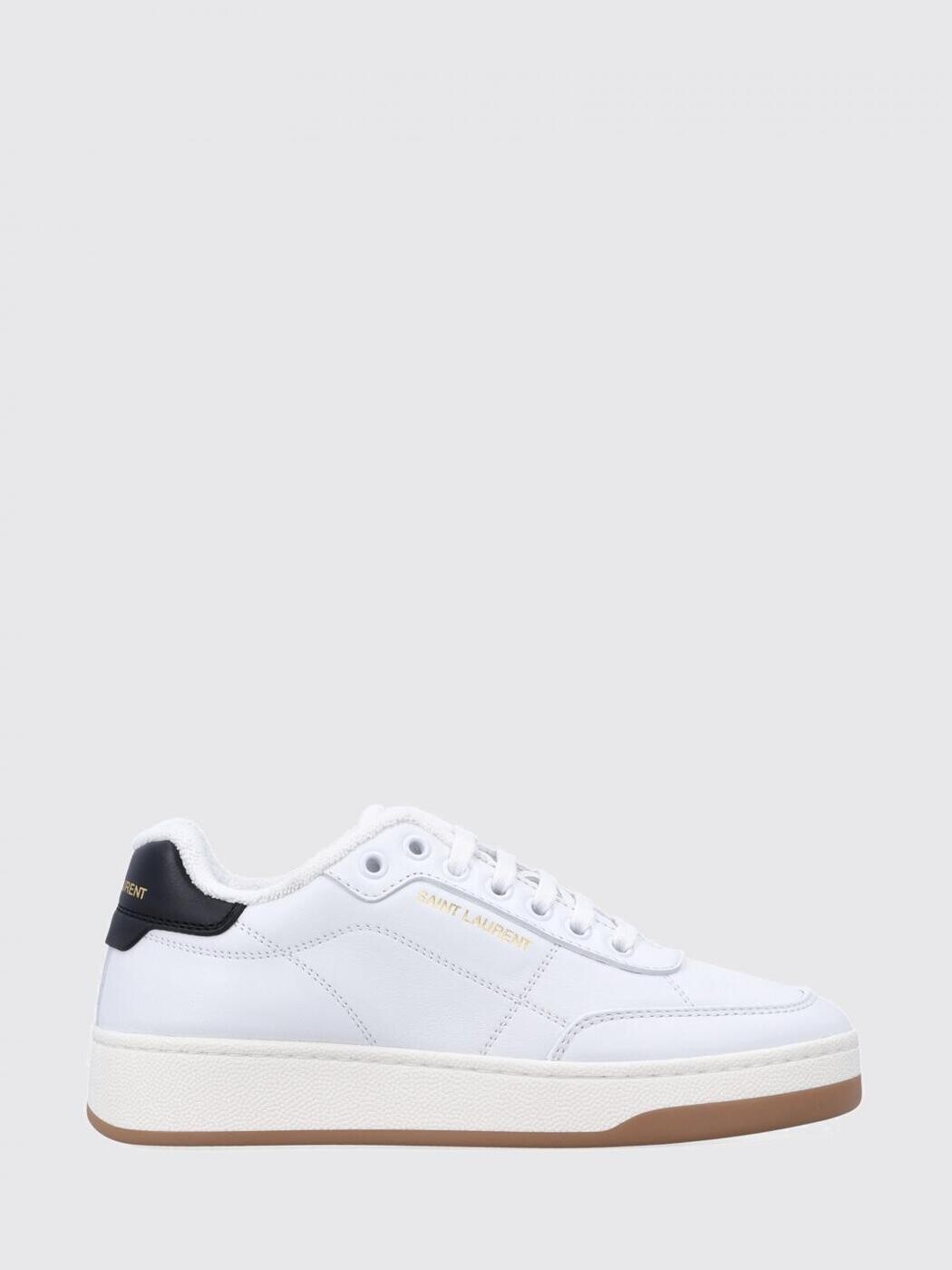 前日 サンローラン SAINT LAURENT PARIS スニーカー レディース 白いこと Sneakers 81947800NI0 関税 貨物輸送無料 2026SS gi