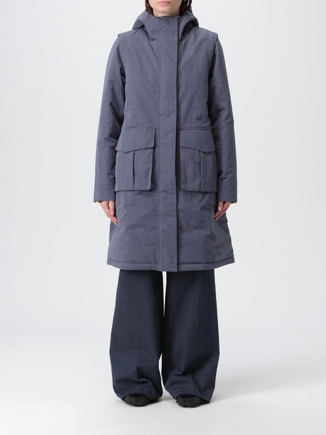 ケイウェイ KWAY トレンチコート コート レディース ブルー Coats and trench coats K7136EW Blue 関税 送料無料 2025AW gi｜BRANDSHOP「il Tesoro」