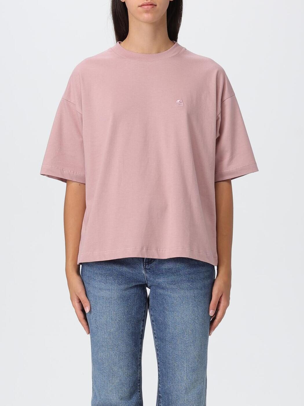 カーハートダブリューアイピー CARHARTT WIP スポーツシャツ プルオーバー レディース サクラ色 T-shirts and polo shirts I030656 関税 貨物輸送無料 2025AW gi