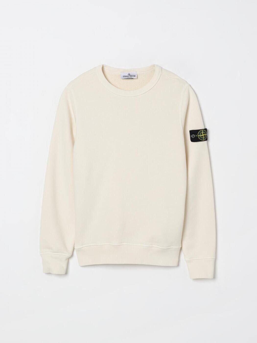 石ころ 島 STONE ISLAND JUNIOR クルーネックジャンパー 編み物お召しもの ボーイズ 白いこと Crew neck jumpers 6100019S0045 関税 貨物輸送無料 2025AW gi