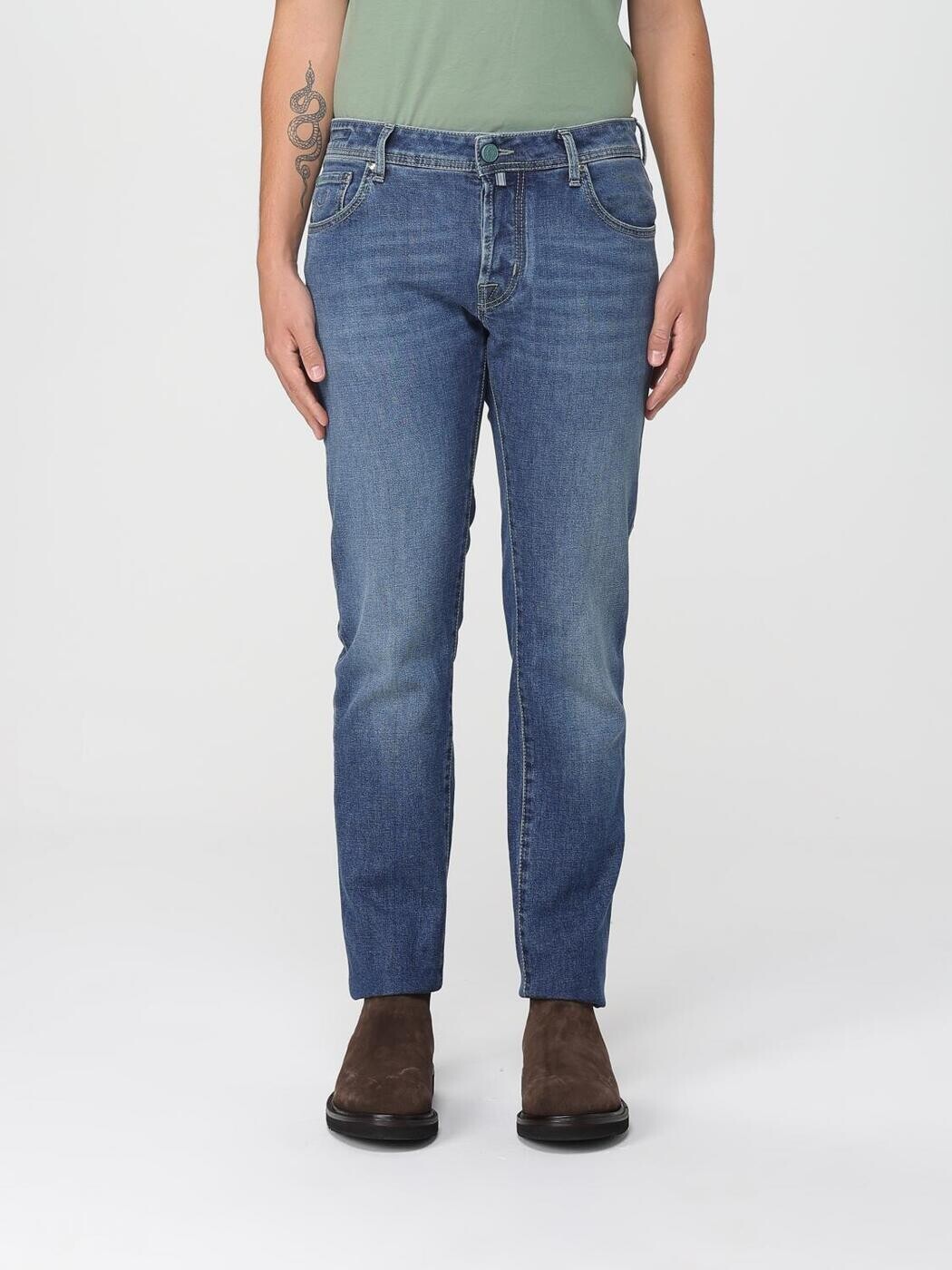 ヤコブ コーエン JACOB COHEN デニム メンズ ブルー Jeans JUMQE007065S4213V1 Denim 関税 送料無料 2025AW gi|BRANDSHOP「il Tesoro」