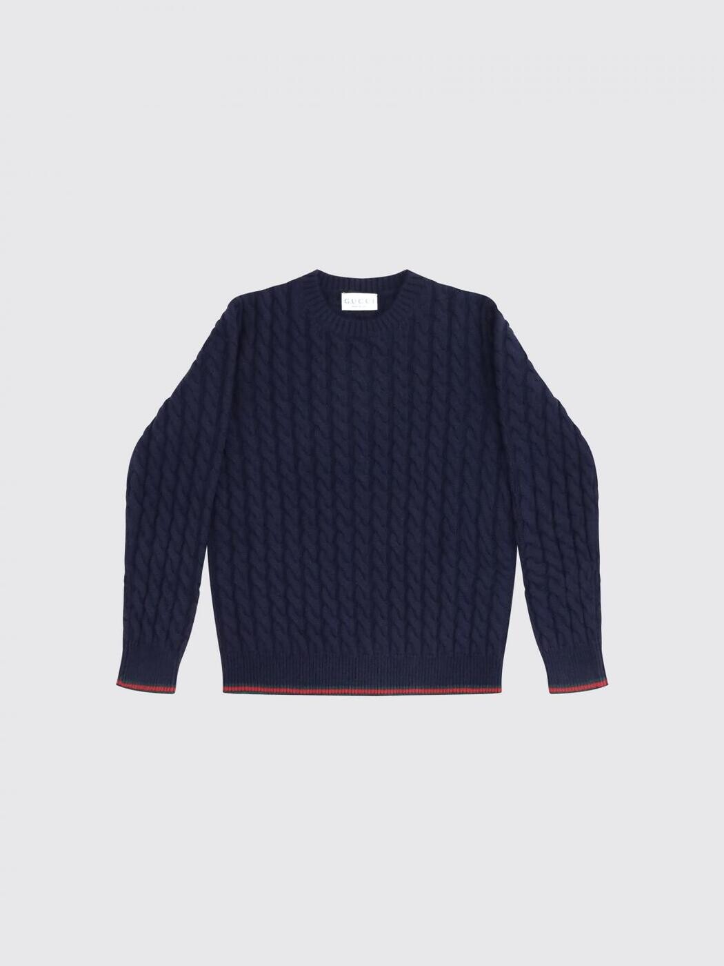 グッチ GUCCI クルーネックジャンパー 編み物御召しもの ボーイズ Crew neck jumpers 823229XKEWQ 関税 貨物輸送無料 2026SS gi