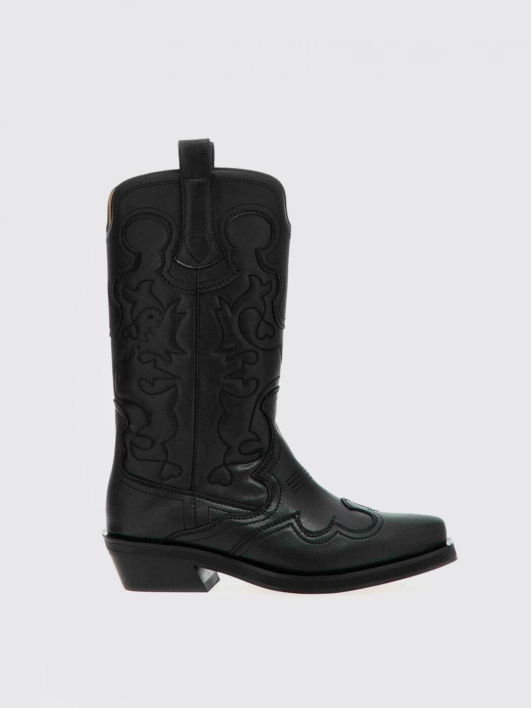 ガニー GANNI ブーツ レディース 黒いこと Boots S3110 関税 貨物輸送無料 2026SS gi
