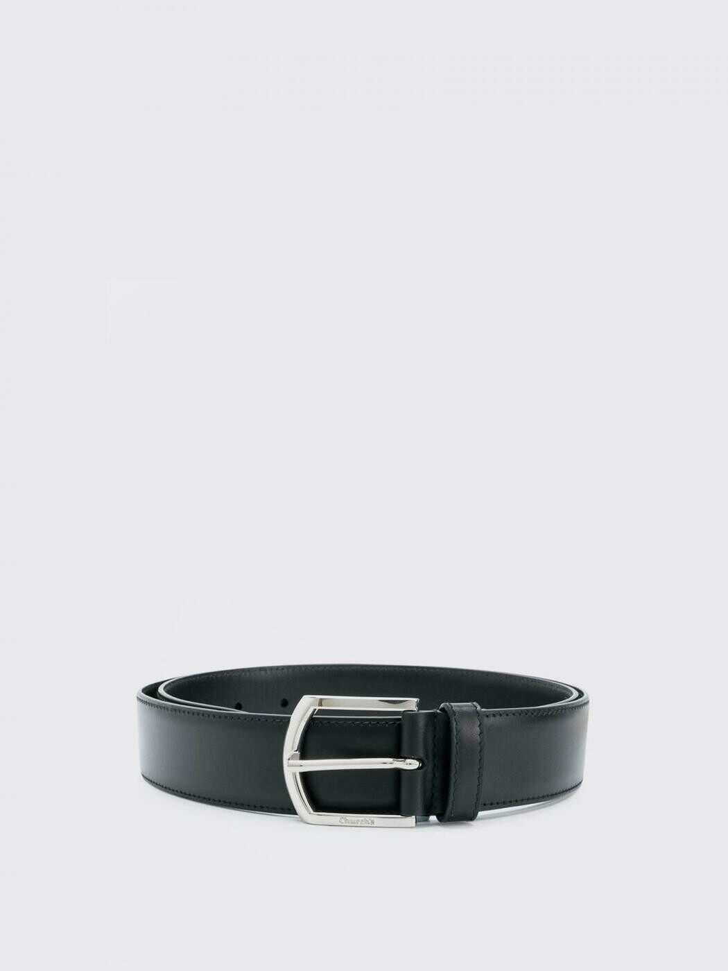 教会堂 CHURCH\u0027S 三尺帯 メンズ 黒いこと Belts ECC1079WF 関税 貨物輸送無料 2026SS gi