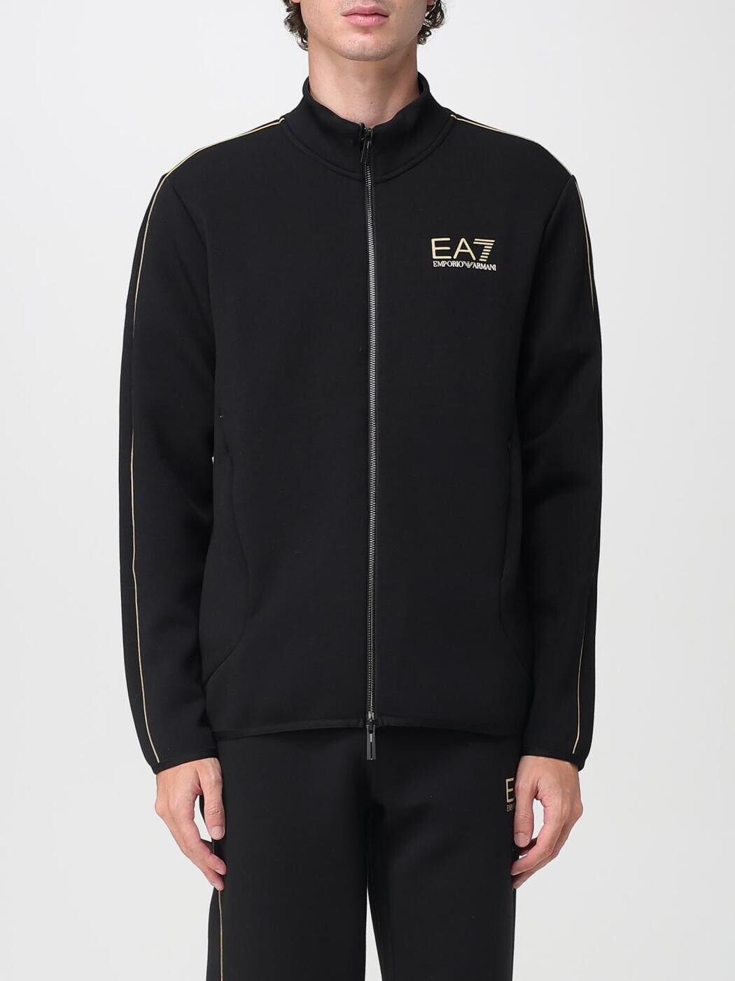 イーエーセブン EA7 トレーナー 調教師 メンズ 黒いこと Sweatshirts 7M000670AF14146 関税 貨物輸送無料 2025AW gi