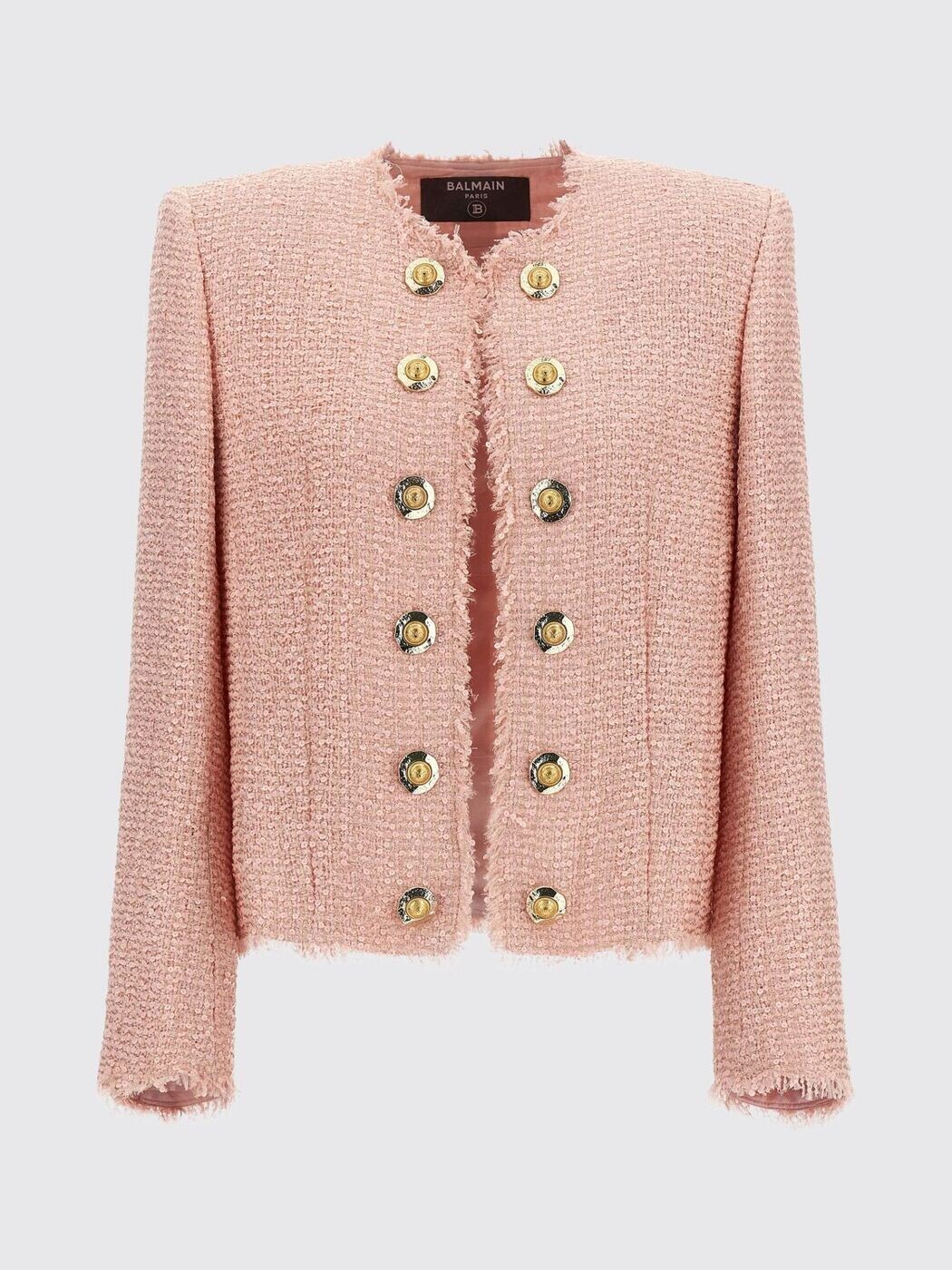 バルマン BALMAIN 背広上衣 背広 上衣 レディース サクラ色 Suit Jackets FF1SM508XL01 関税 貨物輸送無料 2025AW gi
