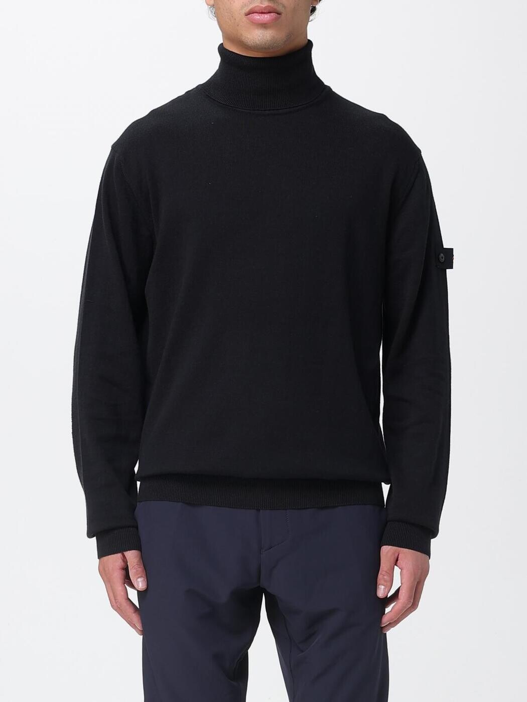 ピューテリー PEUTEREY プルオーバー 編み物御召しもの メンズ 黒いこと Knitwear PEU561299011919 Black 関税 貨物輸送無料 2025AW gi