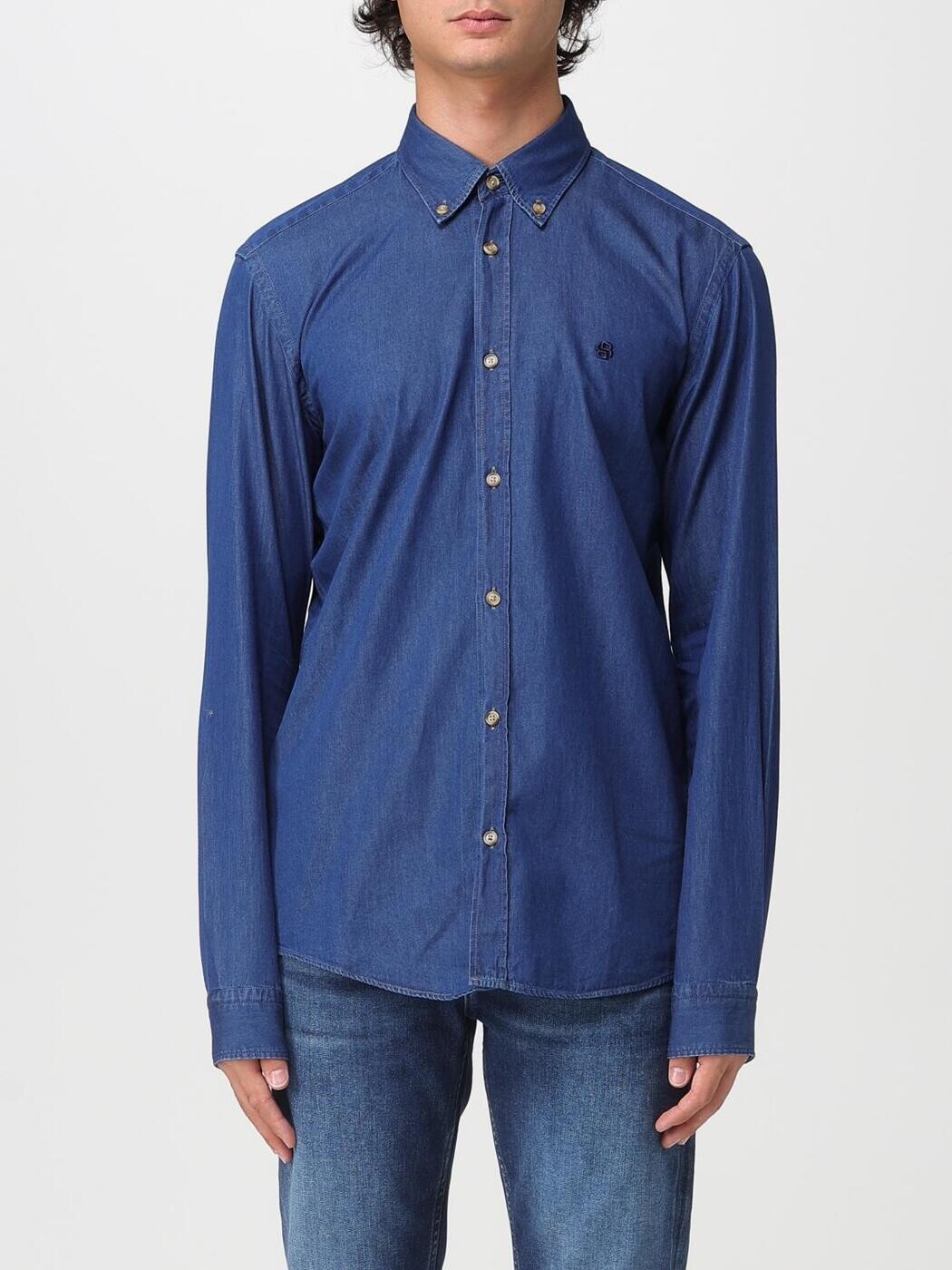 主任者 BOSS プルオーバー メンズ 青色 Shirts 50545232 関税 貨物輸送無料 2025AW gi