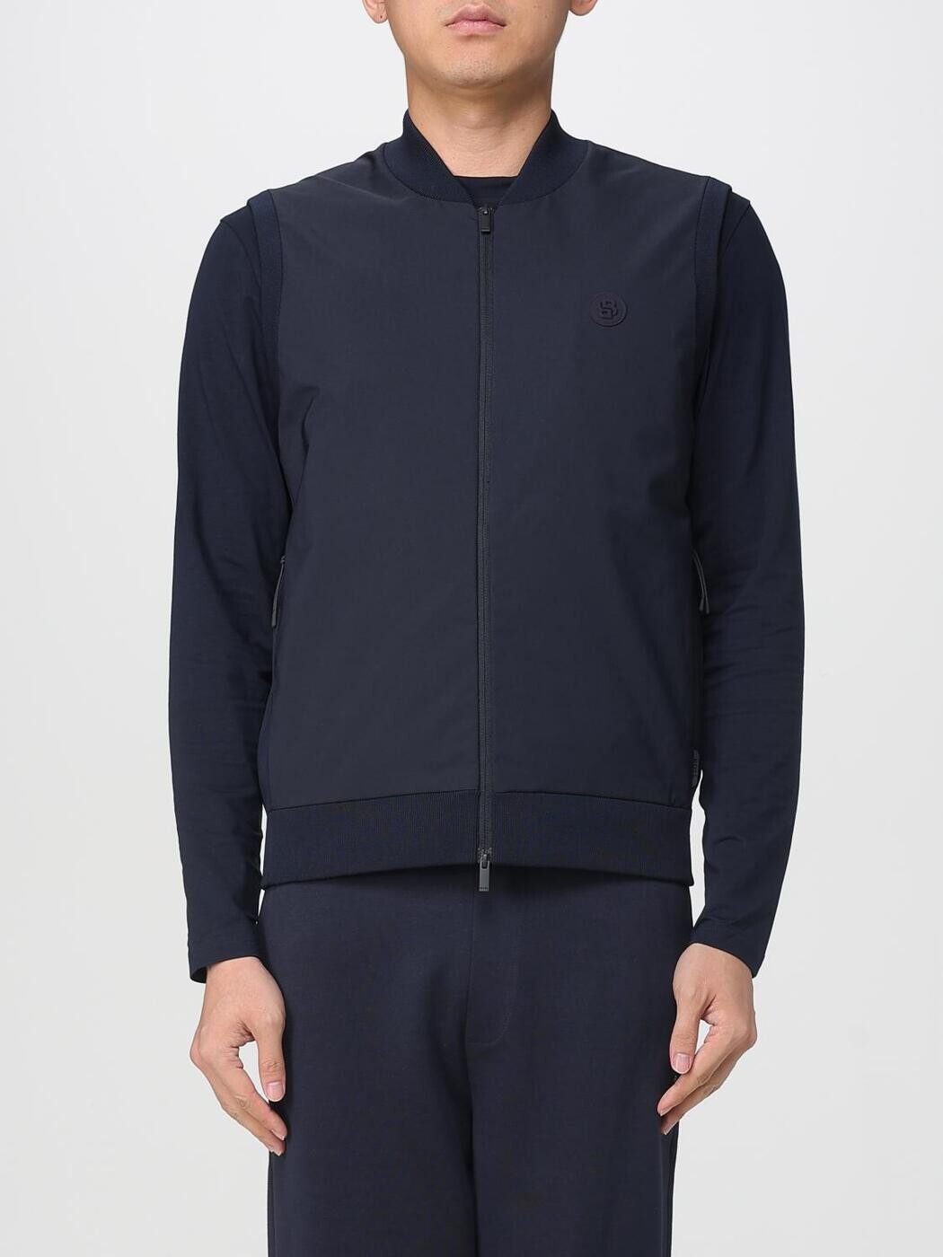 主任者 BOSS ジレ より良い メンズ 青碧 Vests 50543164 関税 貨物輸送無料 2025AW gi