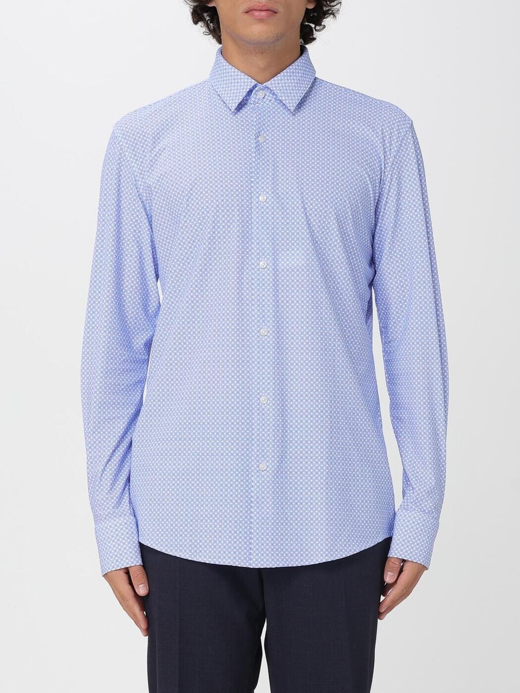ボス BOSS シャツ メンズ Shirts 50550038 Gnawed Blue 関税 送料無料 2025AW gi|BRANDSHOP「il Tesoro」