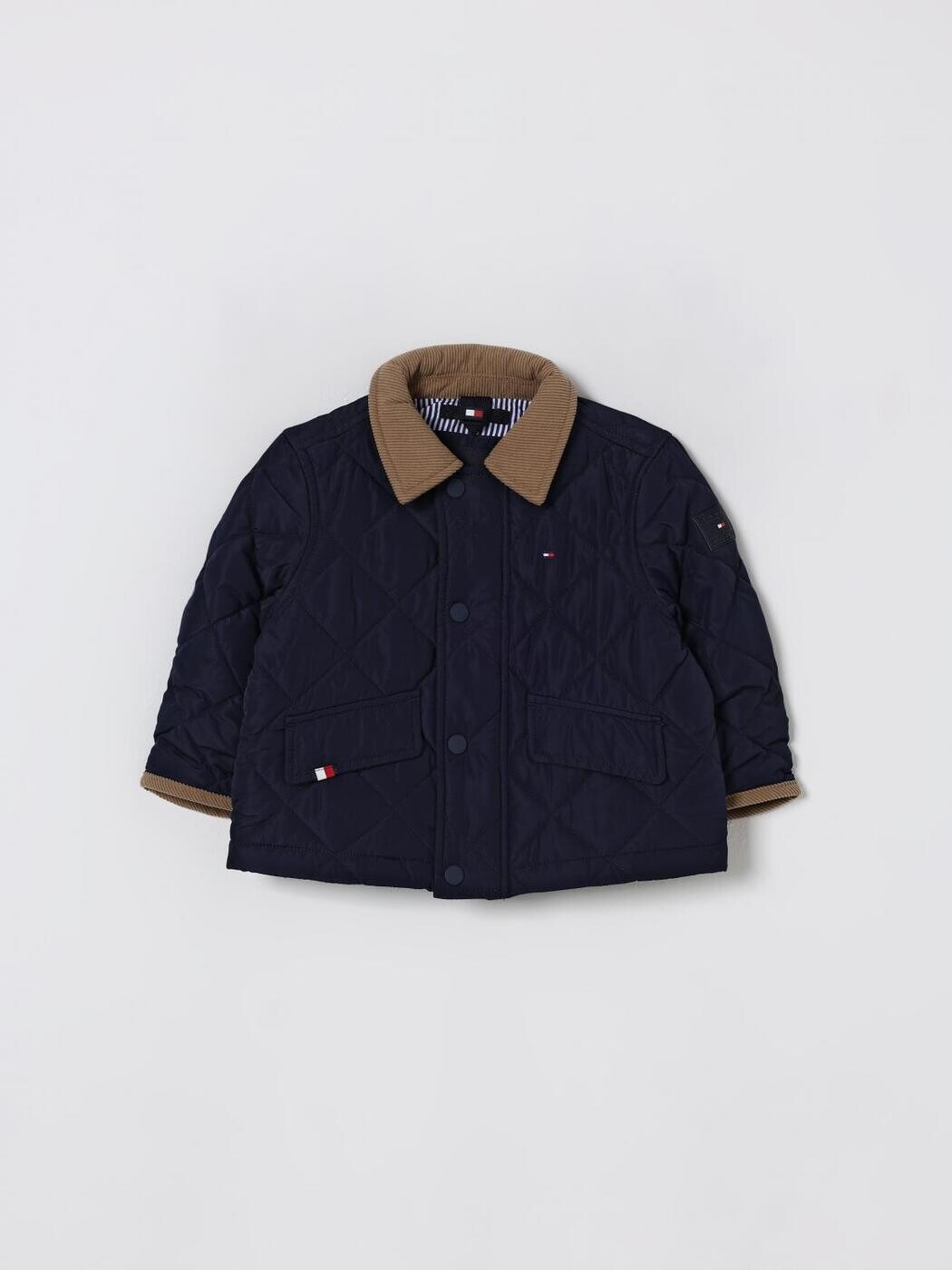 トミー ヒルフィガー TOMMY HILFIGER 上衣 ベビーユニセックス 青碧 Jacket KB0KB09814 関税 貨物輸送無料 2025AW gi