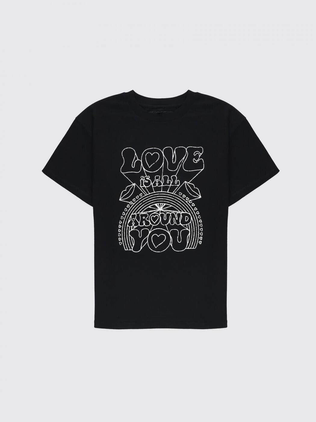 ステラマッカートニー STELLA MCCARTNEY ロング捩りプルオーバー プルオーバー ボーイズ 黒いこと Long sleeve t-shirts TX8C01Z0434 関税 貨物輸送無料 2025AW gi