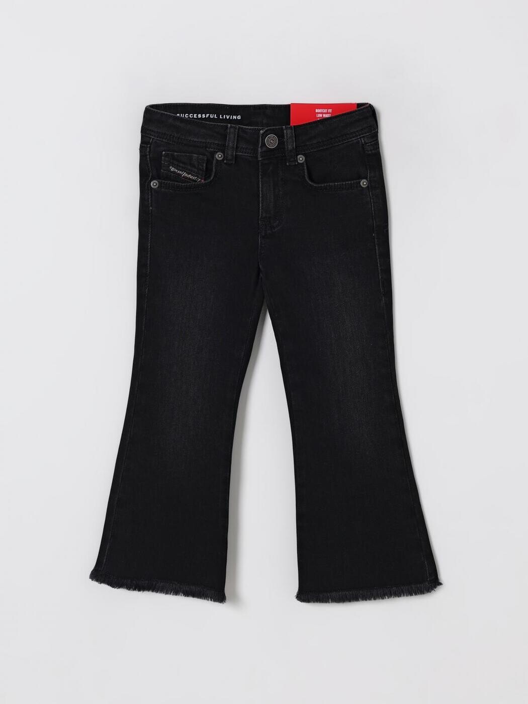 ディーゼル DIESEL レギュラーフィットジーンズ デニム ボーイズ ブラック Regular fit jeans J02508KXBMV Black 関税 送料無料 2025AW gi|BRANDSHOP「il Tesoro」