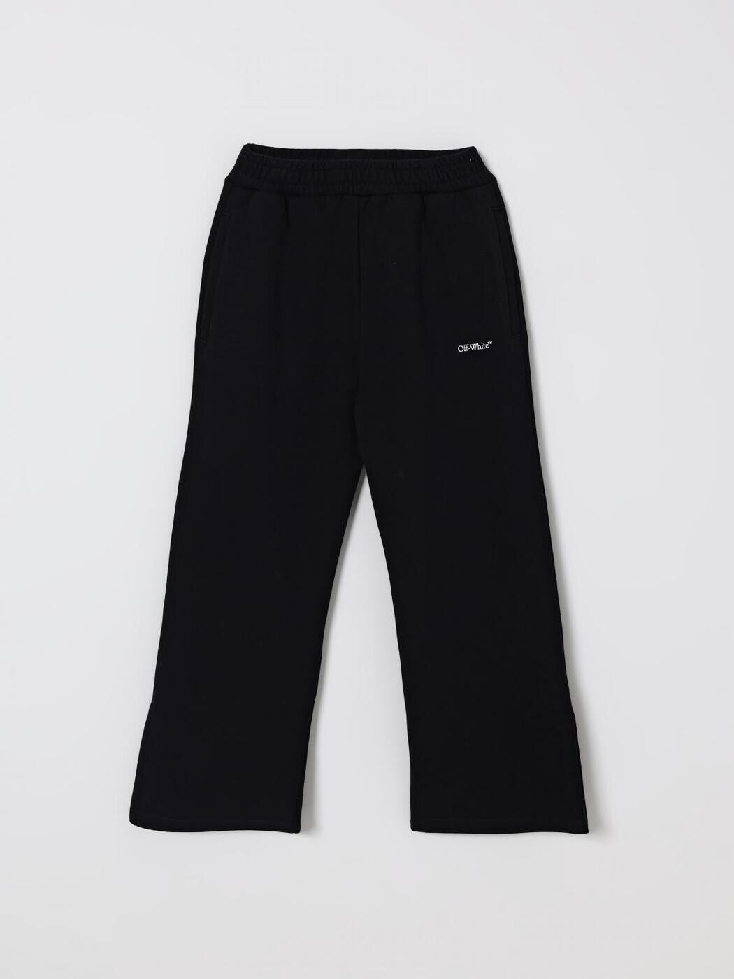 オフ 白いこと OFF-WHITE ズボン ズボン下 ガールズ 黒いこと Trousers OGCH00AF25FLE001 関税 貨物輸送無料 2025AW gi