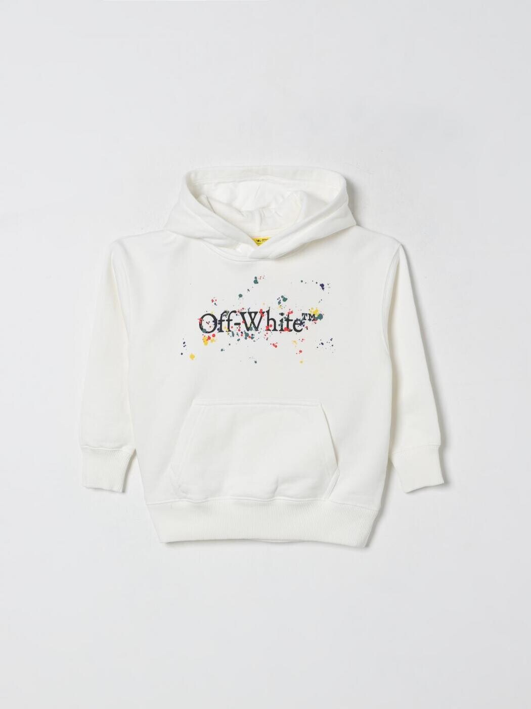 オフ 白いこと OFF-WHITE クルーネックジャンパー 編み物お召しもの ボーイズ 白いこと Crew neck jumpers OBBB001F25FLE002 関税 貨物輸送無料 2025AW gi