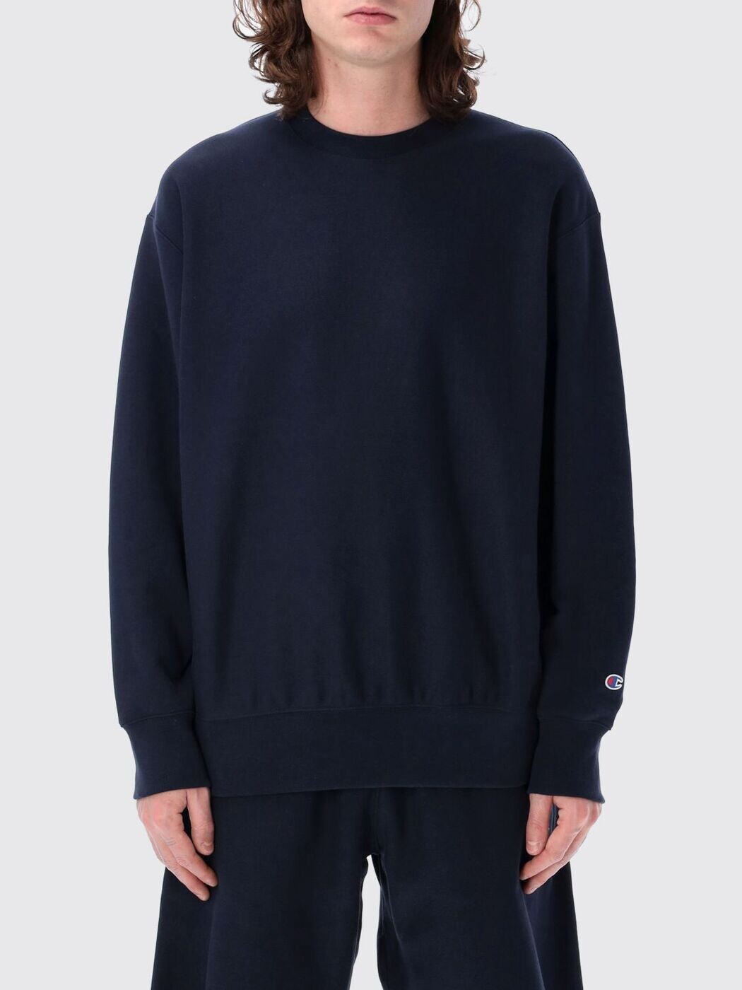 はやりっ児 CHAMPION トレーナー 調教師 メンズ 青色 Sweatshirts 220707 関税 貨物輸送無料 2025AW gi