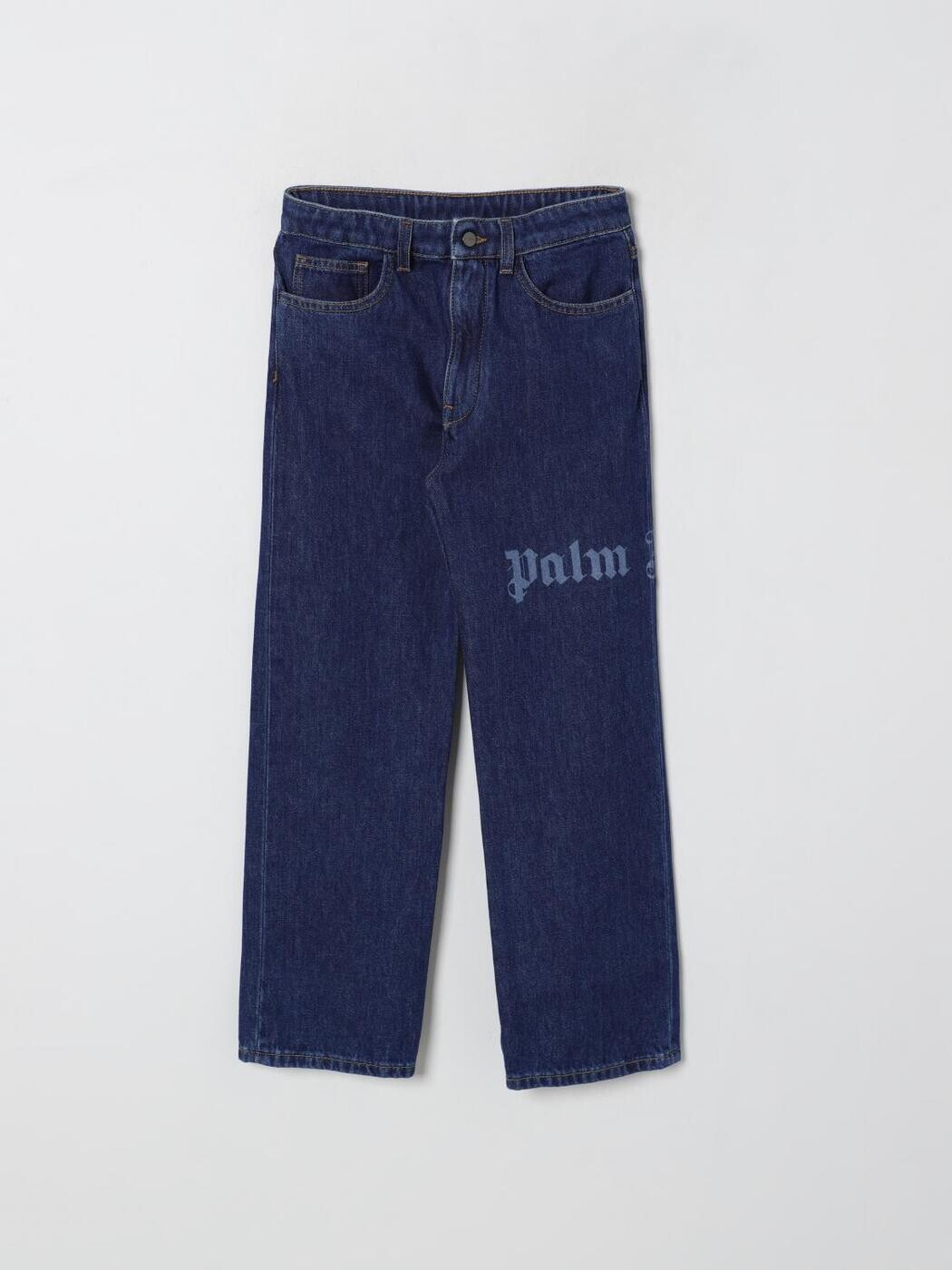パーム・エンジェルス PALM ANGELS レギュラーフィットジーンズ ジーンズ ボーイズ 青碧 Regular fit jeans PBYA002F25DEN001 関税 貨物輸送無料 2025AW gi