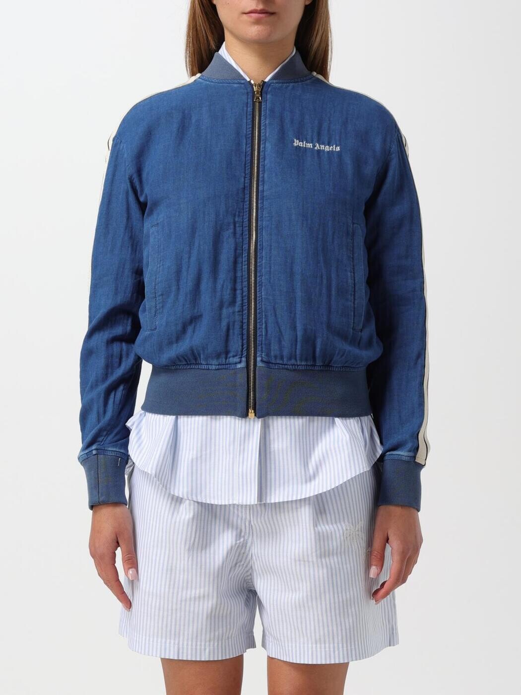 パーム エンジェルス PALM ANGELS スーツジャケット スーツ ジャケット レディース ブルー Suit Jackets PWEA119S24FAB001 Blue 関税 送料無料 2025AW gi｜BRANDSHOP「il Tesoro」