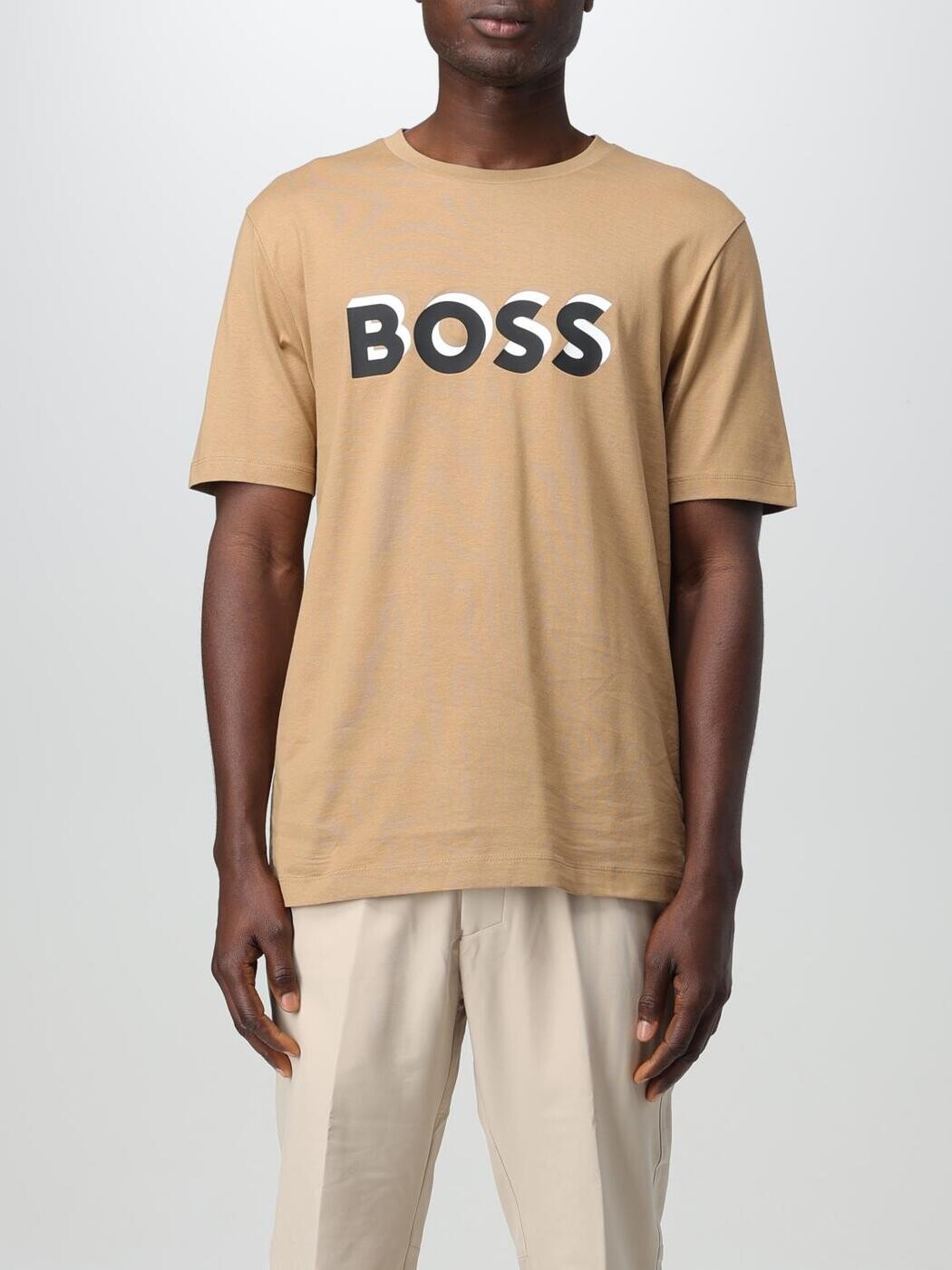 ボス BOSS Tシャツ メンズ ベージュ T-shirts 50506923 Beige 関税 送料無料 2024SS gi｜BRANDSHOP「il Tesoro」 21,630円