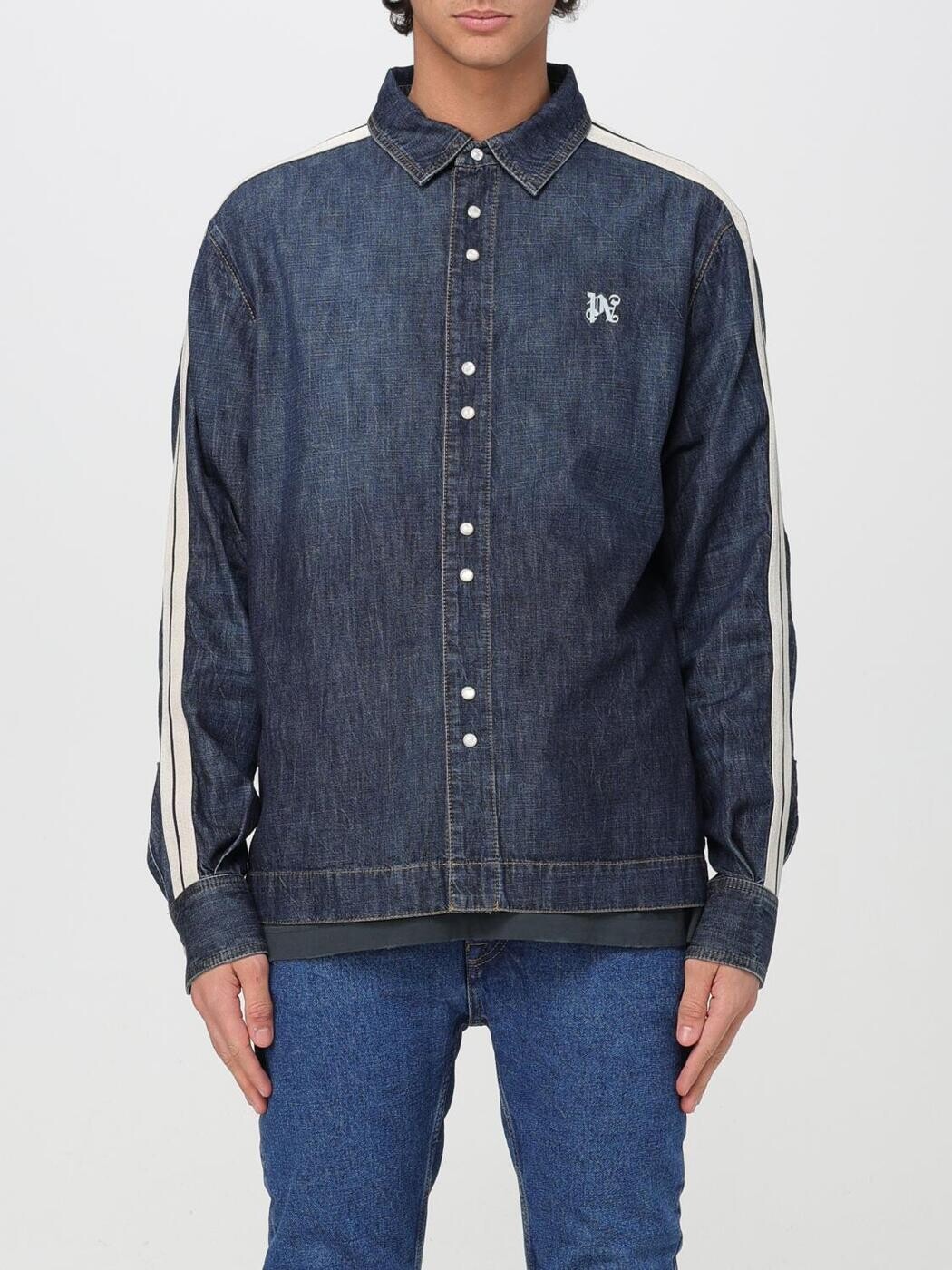 パーム エンジェルス PALM ANGELS ジャケット メンズ ブルー Jackets PMYE049R24DEN001 Denim 関税 送料無料 2025AW gi|BRANDSHOP「il Tesoro」