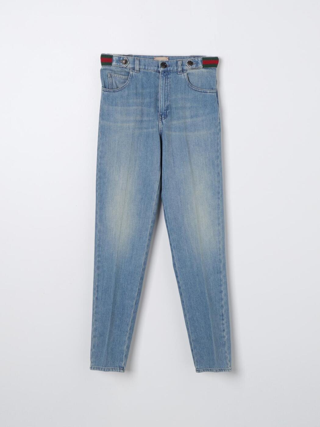 グッチ GUCCI レギュラーフィットジーンズ ジーンズ ボーイズ 青碧 Regular fit jeans 759866XDCRW 関税 貨物輸送無料 2025AW gi