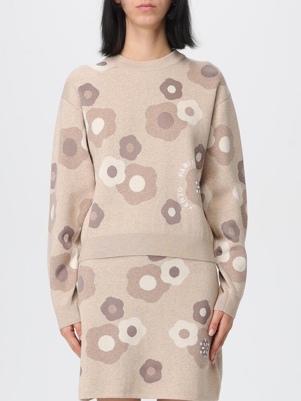 ケンゾー KENZO セーター ニットウェア レディース ベージュ Knitwear FF62PU7153CR Beige 関税 送料無料 2025AW gi｜BRANDSHOP「il Tesoro」