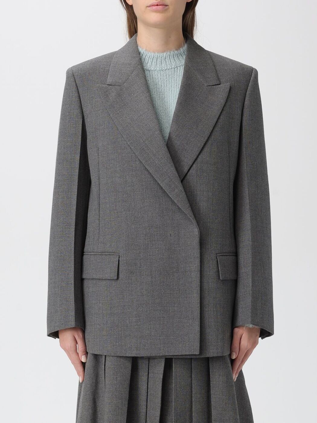 ジルサンダー JIL SANDER 背広上衣 背広 上衣 レディース 薄墨色 Suit Jackets J03BN0193J41557 関税 貨物輸送無料 2025AW gi