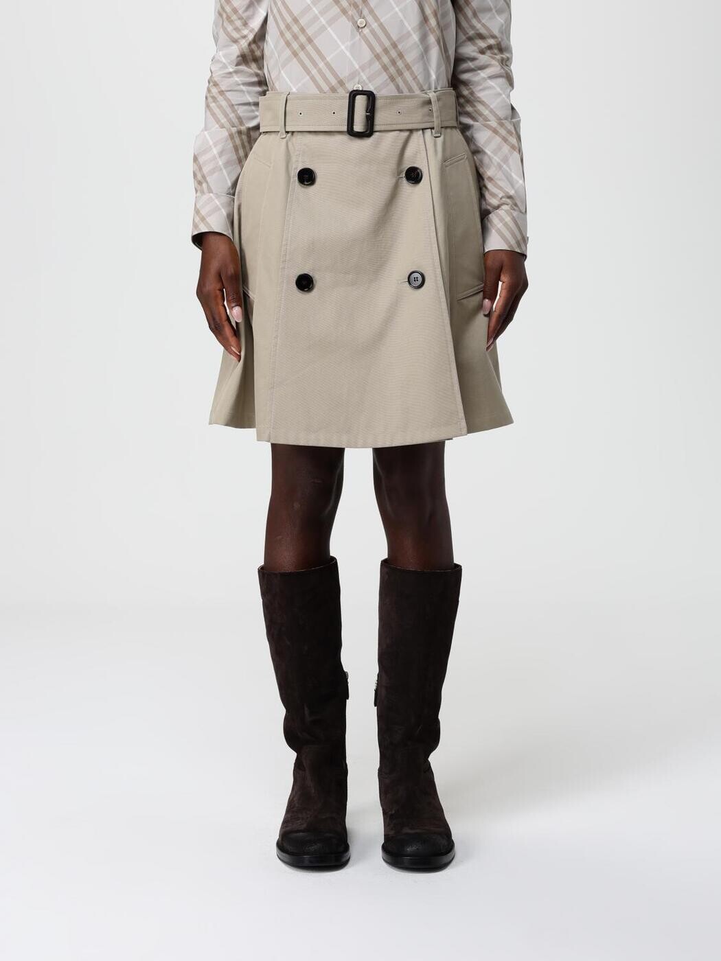 バーバリー BURBERRY スカート レディース ベージュ Skirts 8116006 ~ Beige 関税 送料無料 2025AW gi｜BRANDSHOP「il Tesoro」