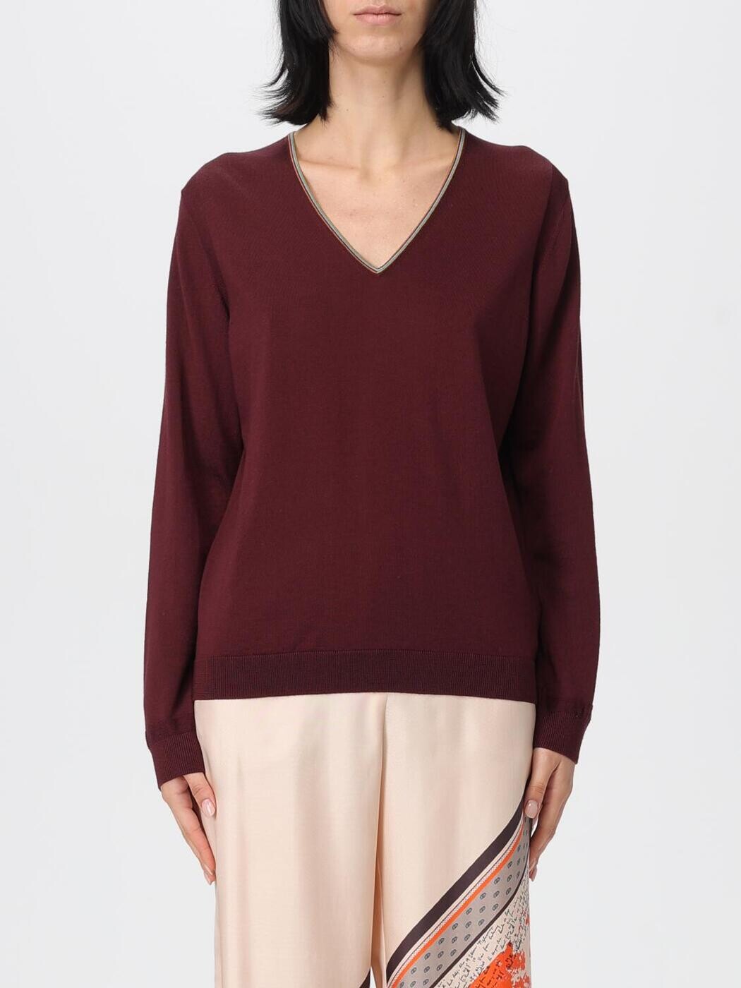 ポールスミス PAUL SMITH セーター ニットウェア レディース レッド Knitwear W1R543NT11144 Burgundy 関税 送料無料 2025AW gi|BRANDSHOP「il Tesoro」