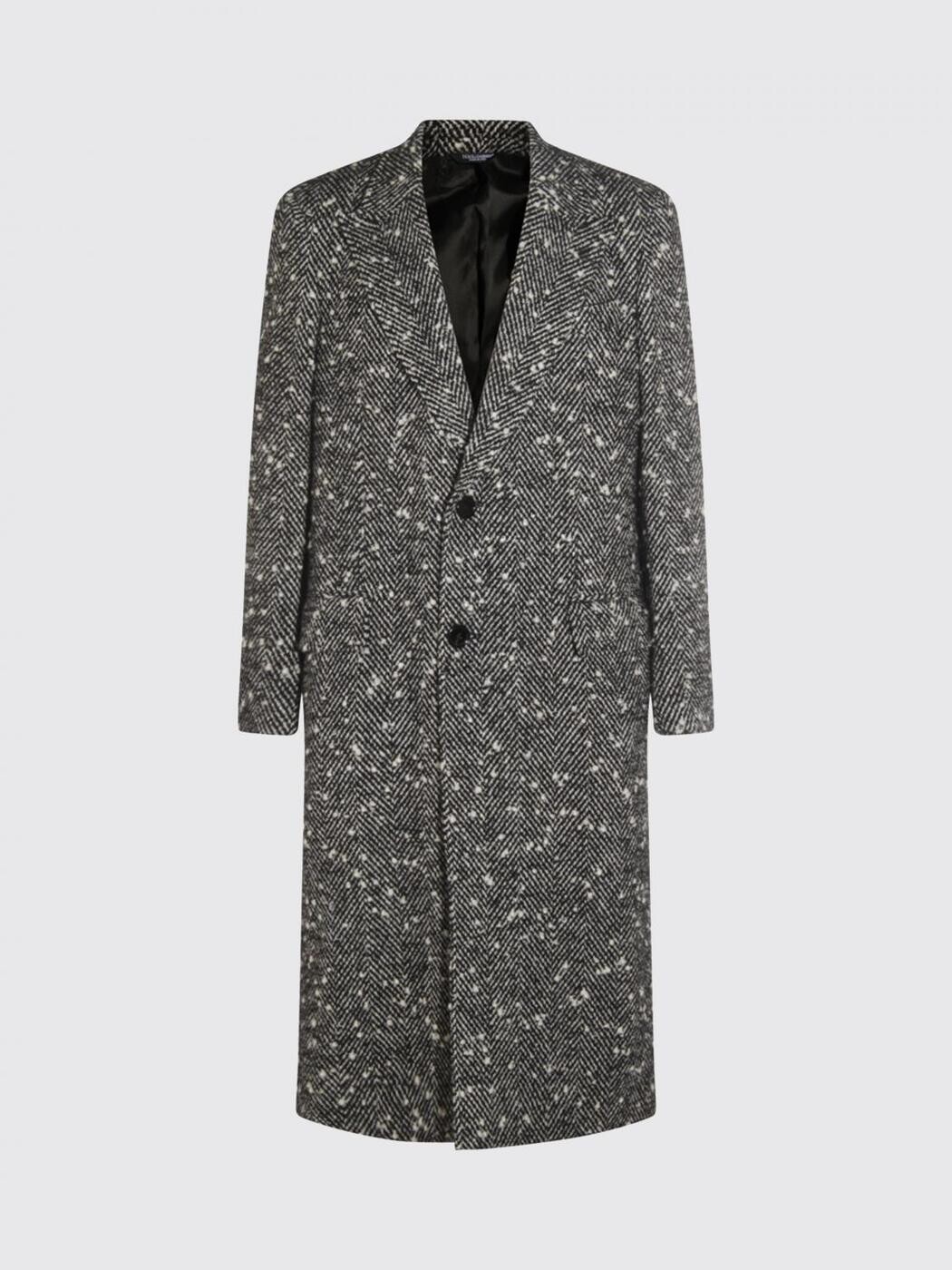 ドルチェ\u0026ガッバーナ DOLCE\u0026GABBANA トレンチ 厚地の外套 メンズ 薄墨色 Coats and Trench G052WTFCMC6 関税 貨物輸送無料 2025AW gi