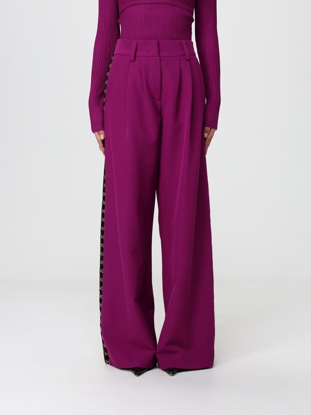 ジャスト カヴァリ JUST CAVALLI ズボン パンツ レディース パープル Trousers 79PAA1A3N0626 Violet 関税 送料無料 2025AW gi｜BRANDSHOP「il Tesoro」