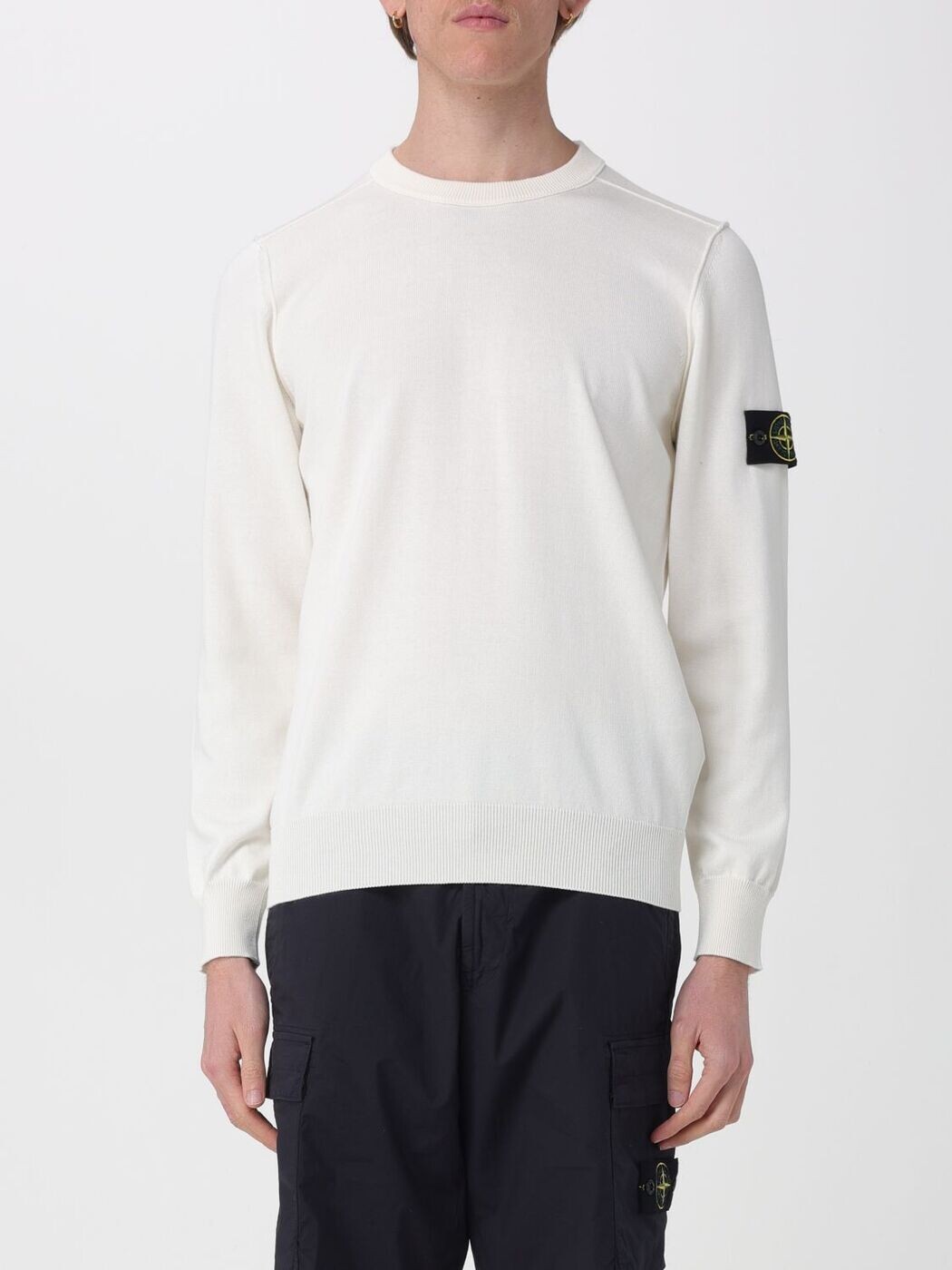 ストーン アイランド STONE ISLAND セーター ニットウェア メンズ ホワイト Knitwear 5100053S00B2 White 関税 送料無料 2026SS gi|BRANDSHOP「il Tesoro」