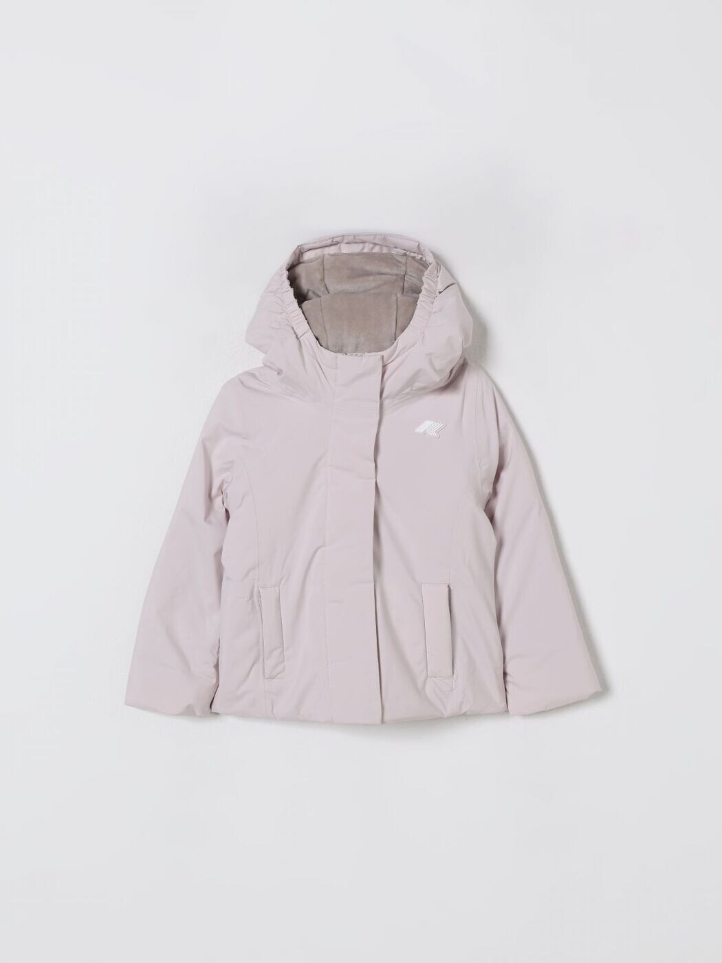 ケーウェイ K-WAY バイカージャケット 上衣 ガールズ サクラ色 Biker jackets K4137WW 関税 貨物輸送無料 2025AW gi