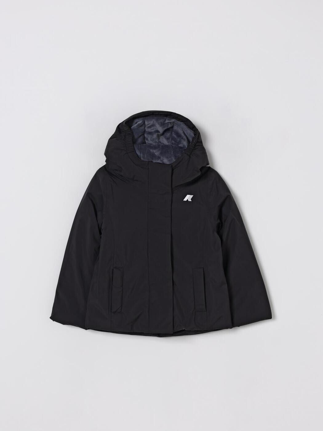 ケーウェイ K-WAY バイカージャケット 上衣 ガールズ 黒いこと Biker jackets K4137WW 関税 貨物輸送無料 2025AW gi