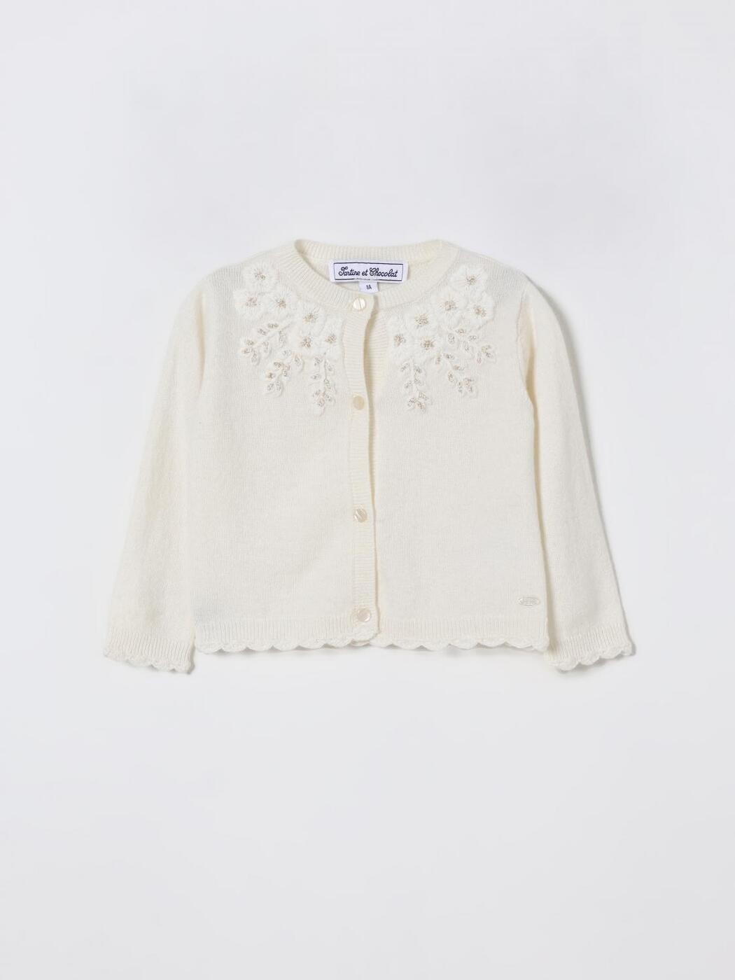 タルティーヌ・エ・ショコラ TARTINE ET CHOCOLAT クルーネックジャンパー ニットウェア ボーイズ Crew neck jumpers CB18111 Pearl 関税 送料無料 2025AW gi｜BRANDSHOP「il Tesoro」