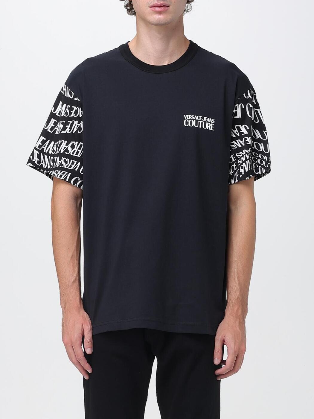 ヴェルサーチ ジーンズ クチュール VERSACE JEANS COUTURE Tシャツ メンズ ブラック T-shirts 79GAH6R1JS513 Black 関税 送料無料 2025AW gi｜BRANDSHOP「il Tesoro」
