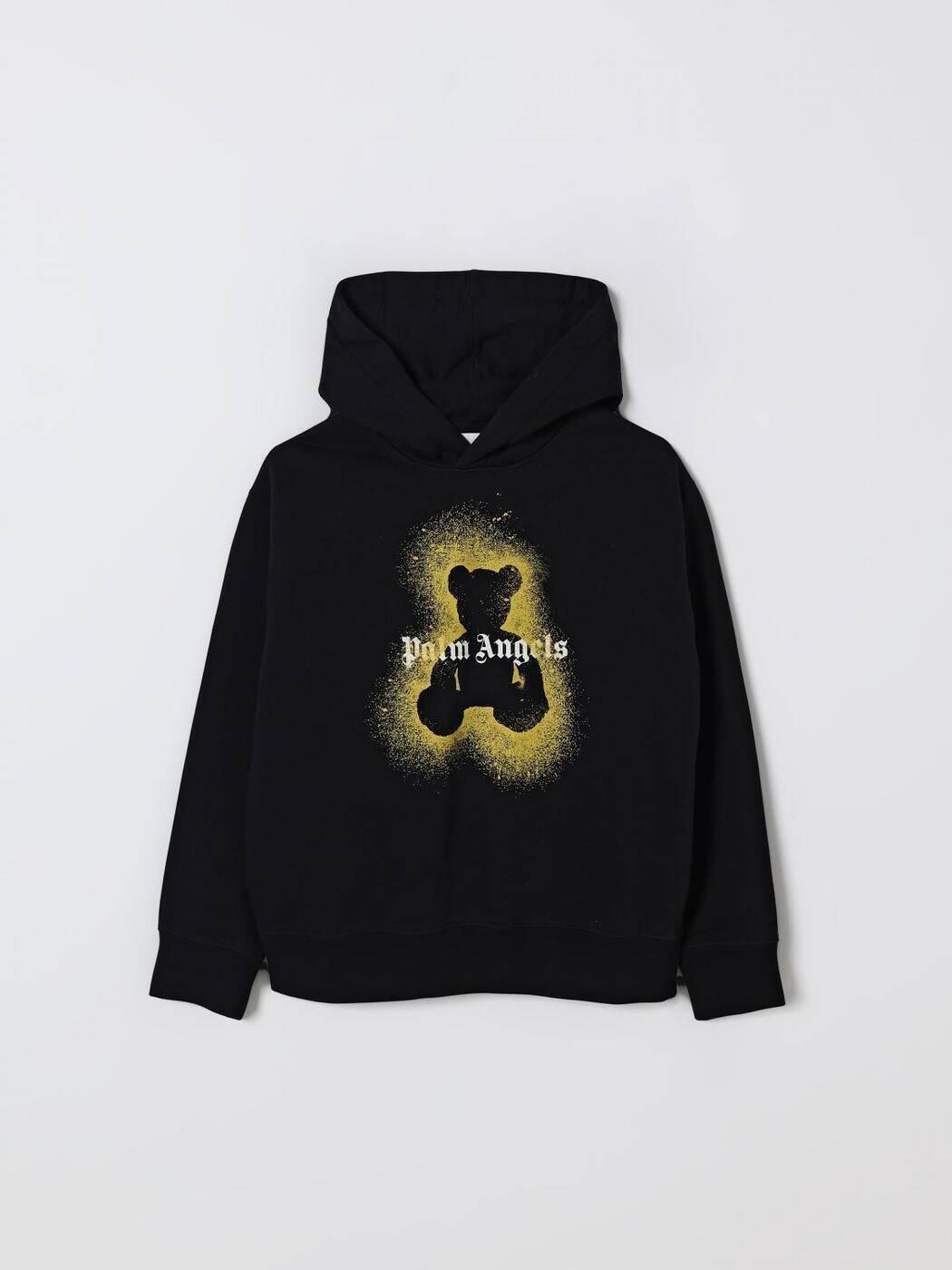 パーム・エンジェルス PALM ANGELS クルーネックジャンパー 編み物お召しもの ボーイズ 黒いこと Crew neck jumpers PBBB012F25FLE005 関税 貨物輸送無料 2025AW gi