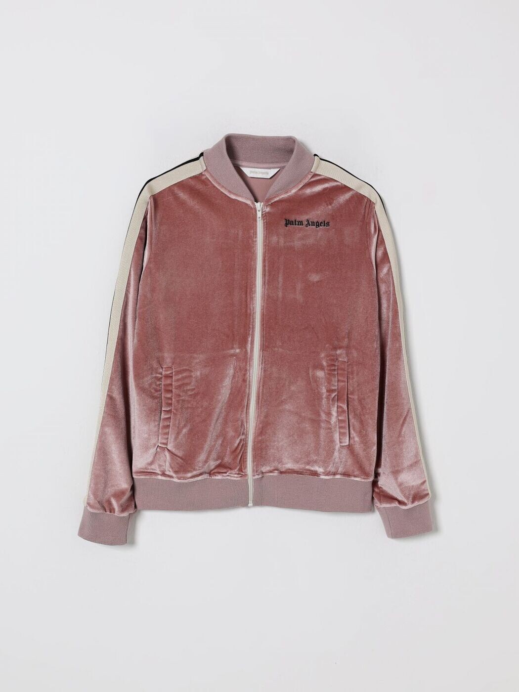 パーム・エンジェルス PALM ANGELS クルーネックジャンパー 編み物御召しもの ガールズ さくら色 Crew neck jumpers PGBD002F25FLE002 関税 貨物輸送無料 2025AW gi