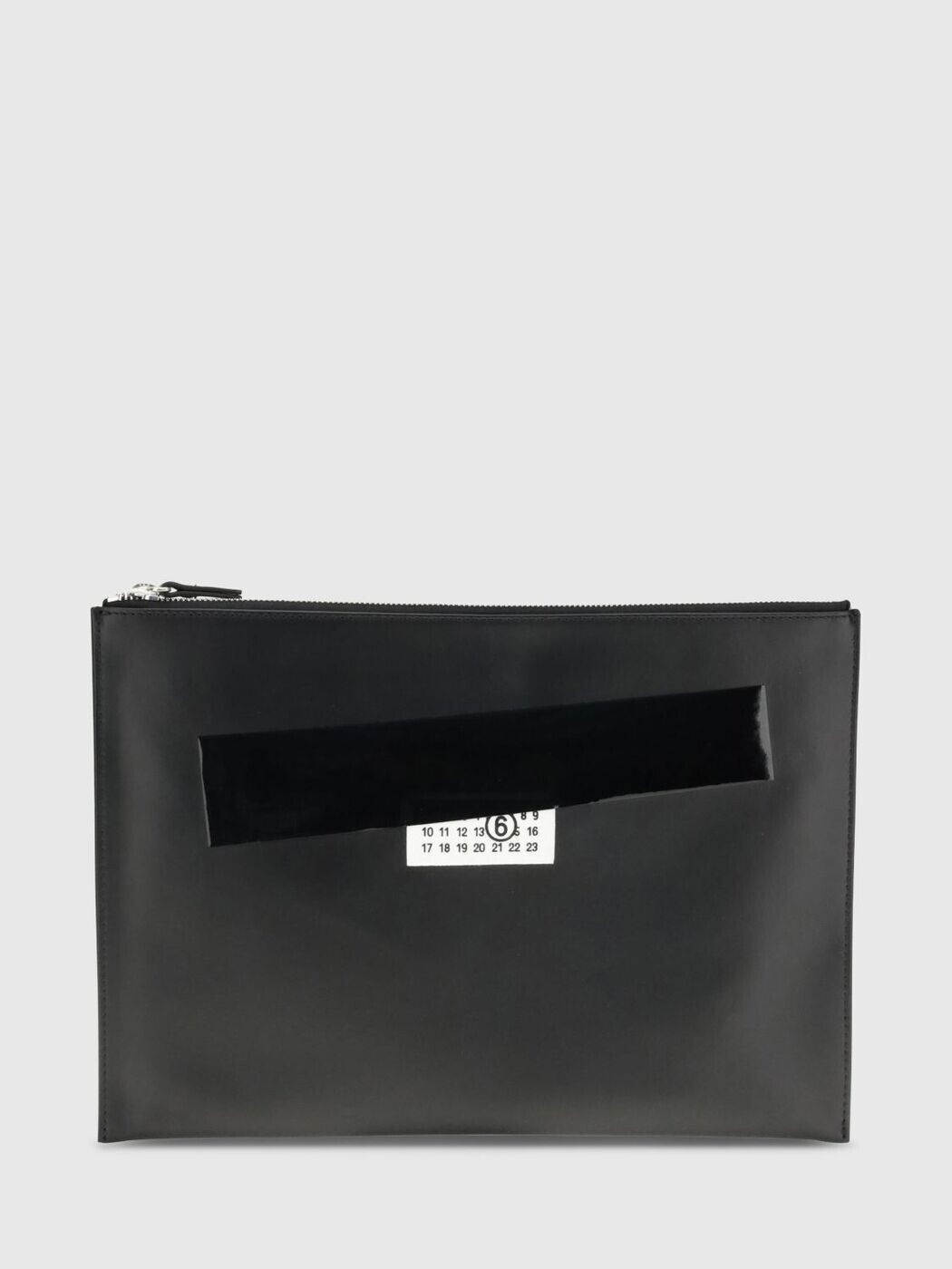 エムエム6 棲み家 マルジェラ MM6 MAISON MARGIELA クラッチペダル御徒面子 レディース 黒いこと Clutch and wristlets bags SB6WF0013P8651 関税 貨物輸送無料 2025AW gi